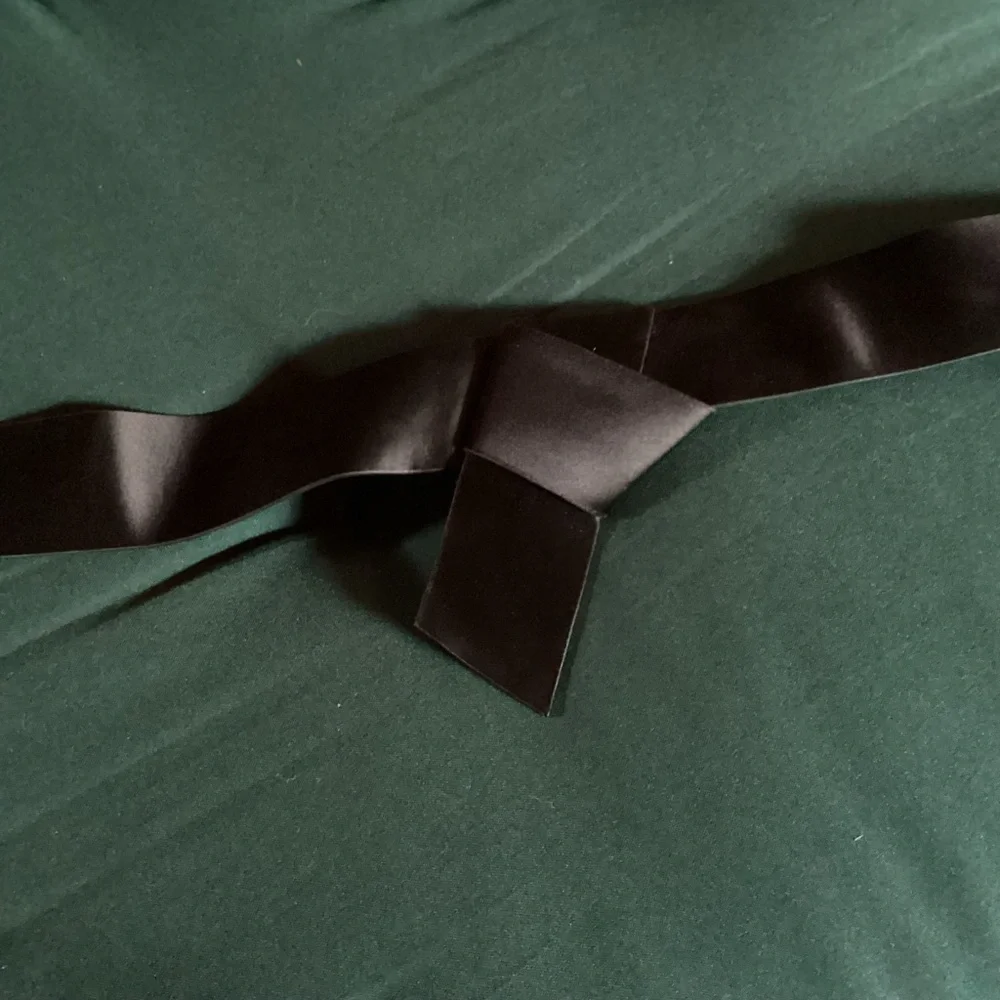 H&M Black Belt Leather look, stretchy